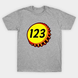 Retro Vintage Bottlecap 123 T-Shirt